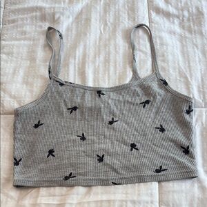 PacSun Gray and Black Bandeau Intimates